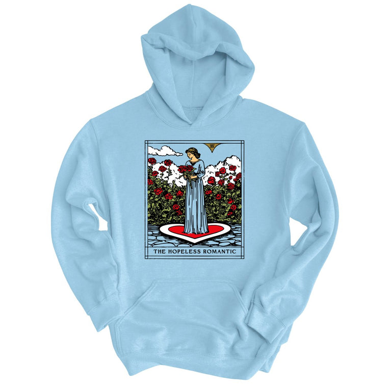 The Hopeless Romantic Tarot Card - Light Blue - Front