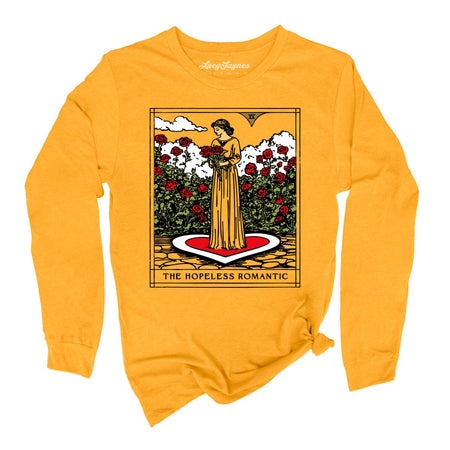 The Hopeless Romantic Tarot Card Long Sleeve Tee