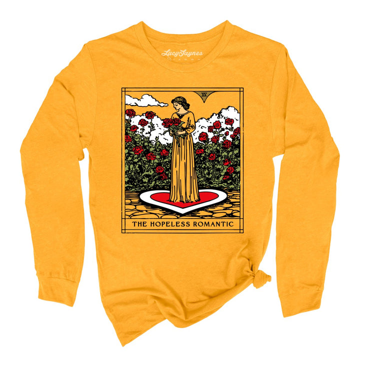 The Hopeless Romantic Tarot Card Long Sleeve Tee