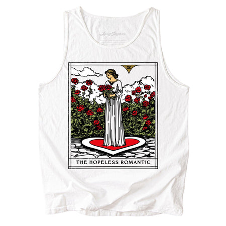 The Hopeless Romantic Tarot Card Comfort Colors Tank Top