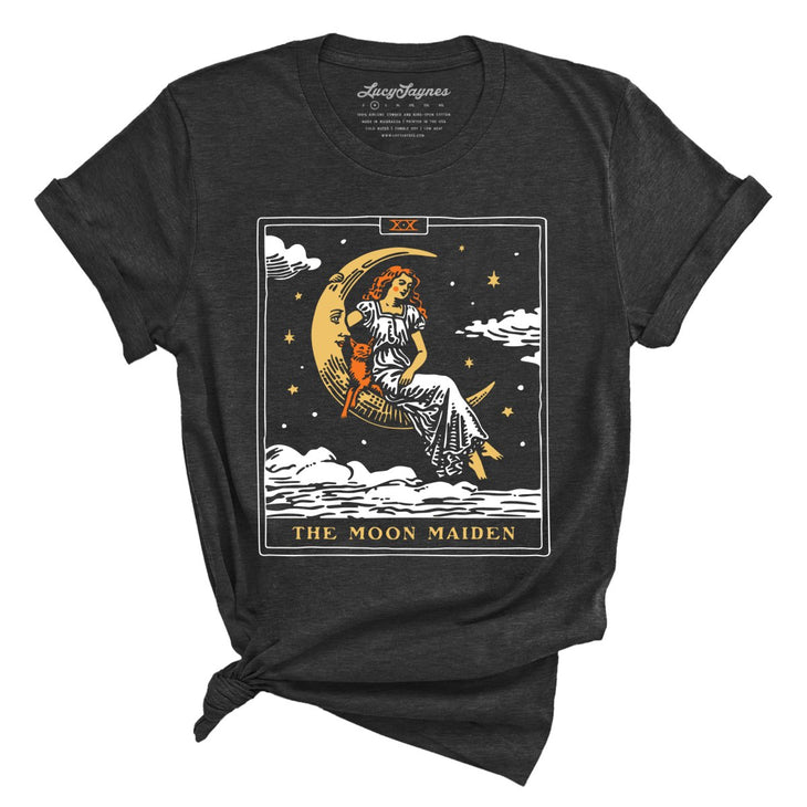 The Moon Maiden Tarot Card Tee