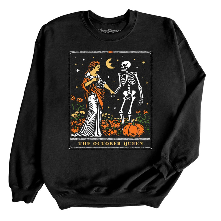The October Queen Tarot Card Sweatshirt