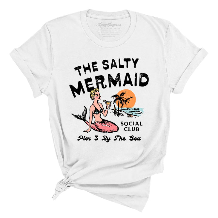 The Salty Mermaid Social Club Tee