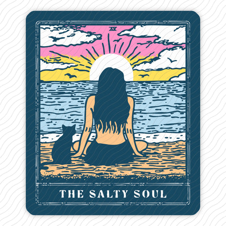 The Salty Soul Tarot Card Sticker