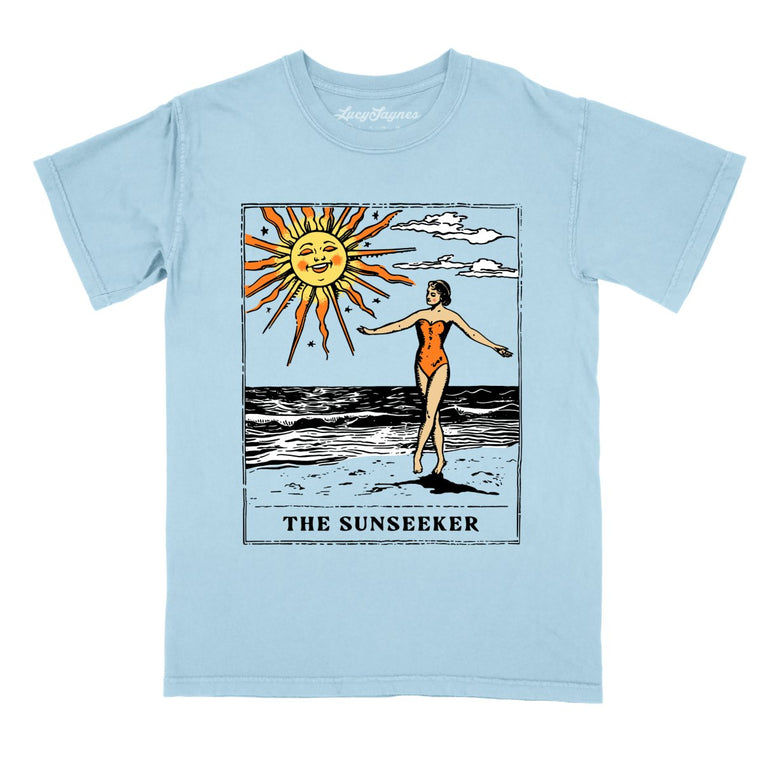 The Sunseeker Tarot Card - Chambray - Full Front