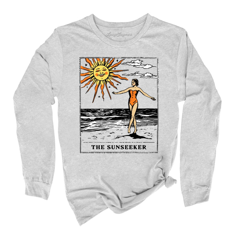 The Sunseeker Tarot Card - Athletic Heather - Full Front