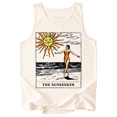 The Sunseeker Tarot Card Comfort Colors Tank Top