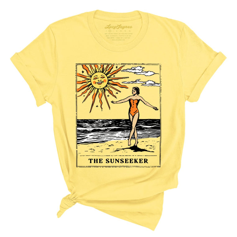 The Sunseeker Tarot Card - Yellow - Full Front