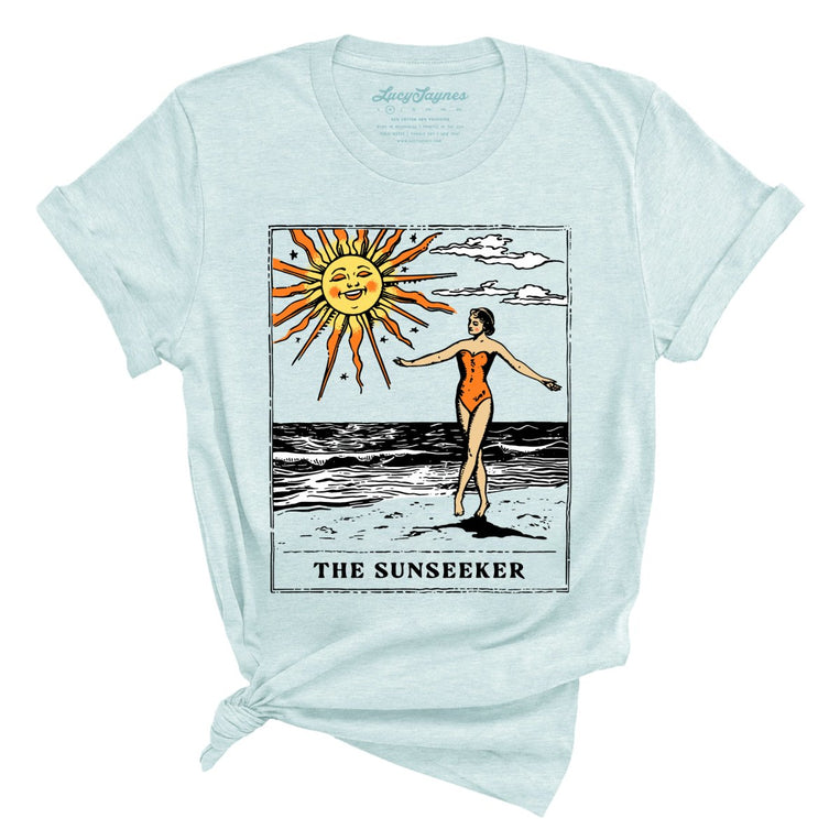 The Sunseeker Tarot Card - Heather Ice Blue - Full Front