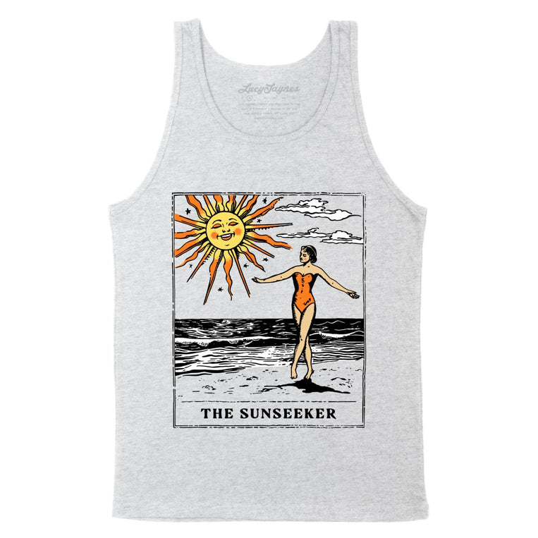 The Sunseeker Tarot Card - Athletic Heather - Full Front