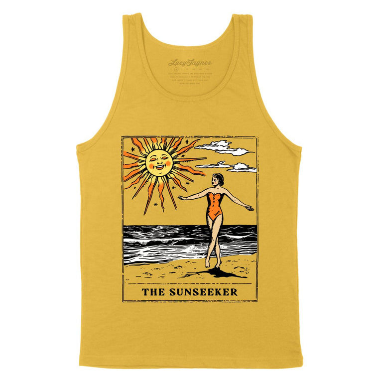 The Sunseeker Tarot Card - Gold - Full Front