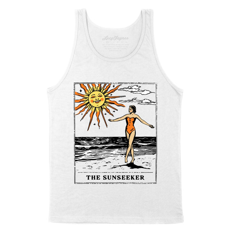 The Sunseeker Tarot Card - White - Full Front