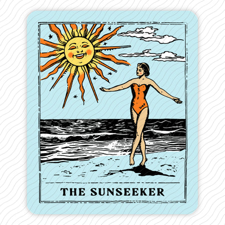 The Sunseeker Tarot Card Sticker