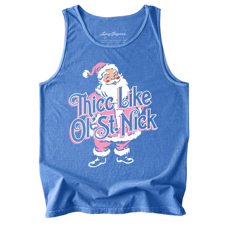 Thicc Like Ol Saint Nick Comfort Colors Tank Top