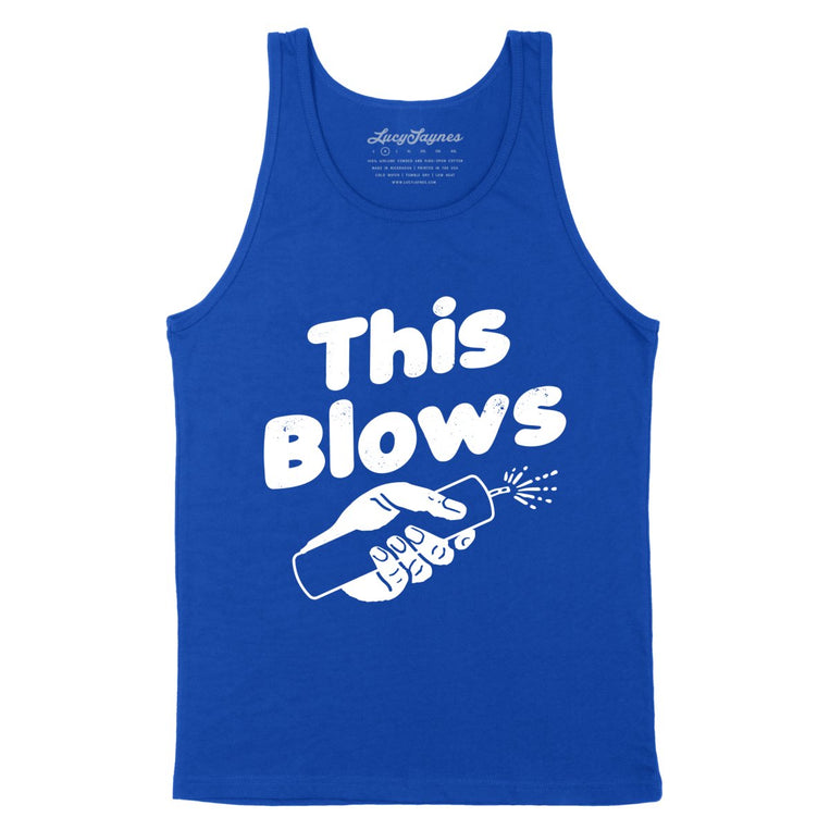 This Blows - True Royal - Unisex Tank Top