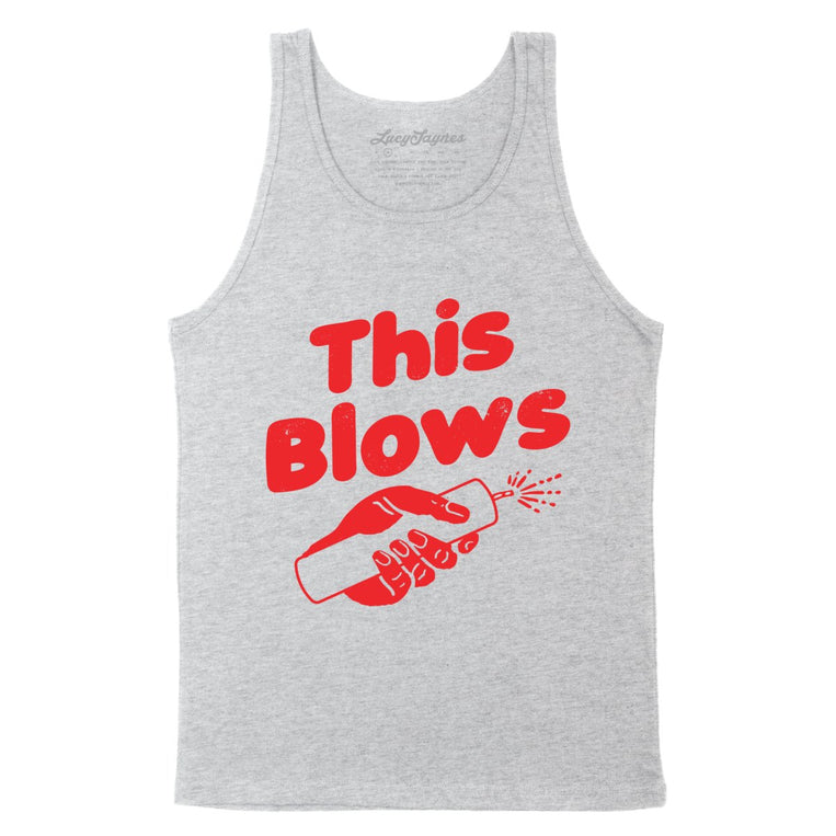 This Blows - Athletic Heather - Unisex Tank Top