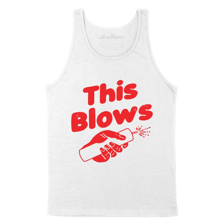 This Blows - White - Unisex Tank Top
