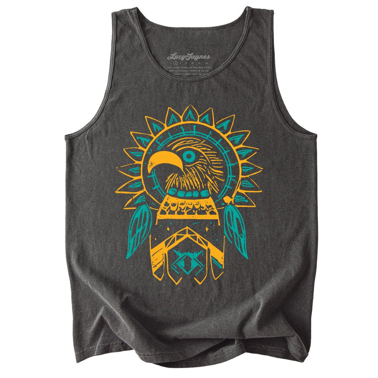 Thunderbird Comfort Colors Graphic Tank Top - Pepper