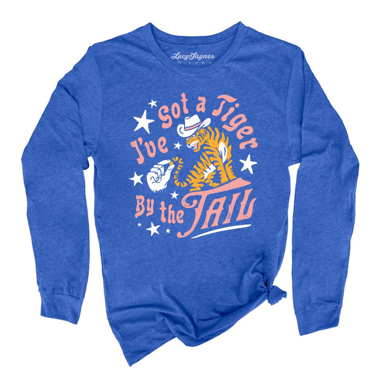 Tiger By The Tail - Heather True Royal - Full Front
