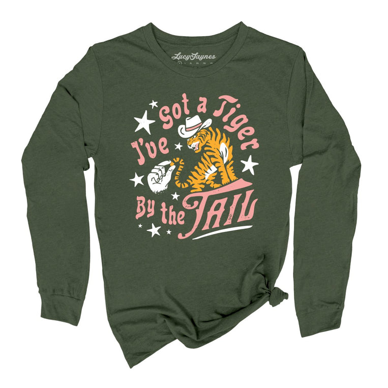 Tiger By The Tail - Military Green - Full Front