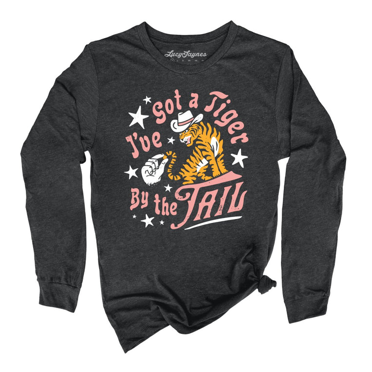 Tiger By The Tail - Dark Grey Heather - Full Front