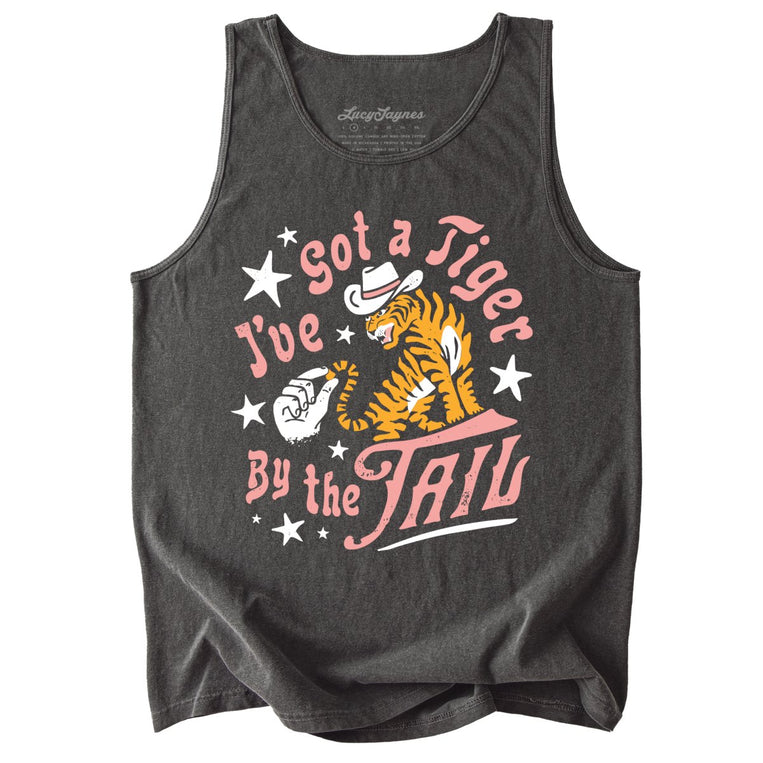 Tiger By The Tail Comfort Colors Graphic Tank Top