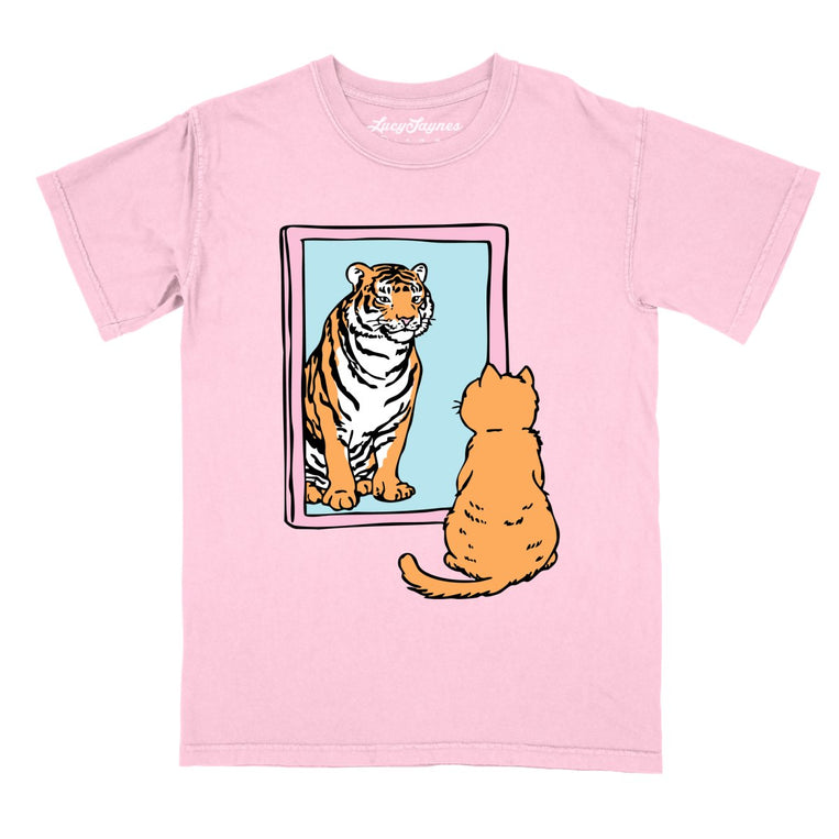 Tiger Kitty - Blossom - Comfort Colors Tee
