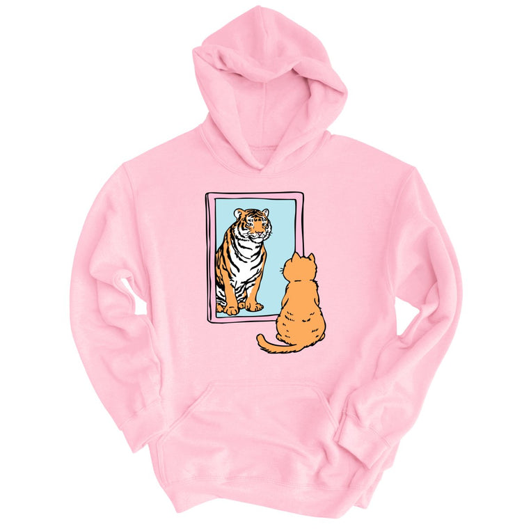Tiger Kitty - Light Pink - Unisex Hoodie