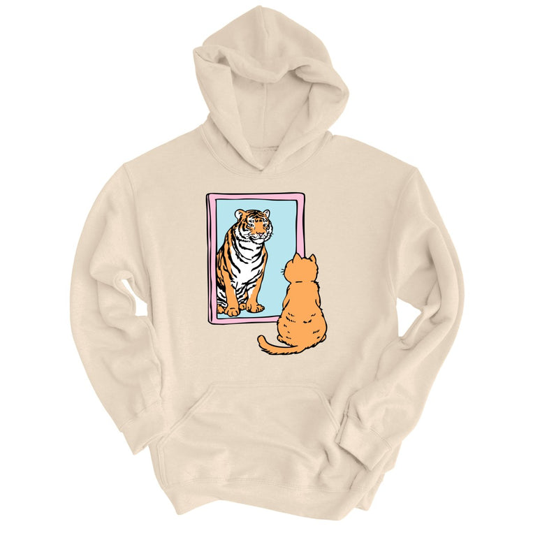Tiger Kitty - Sand - Unisex Hoodie