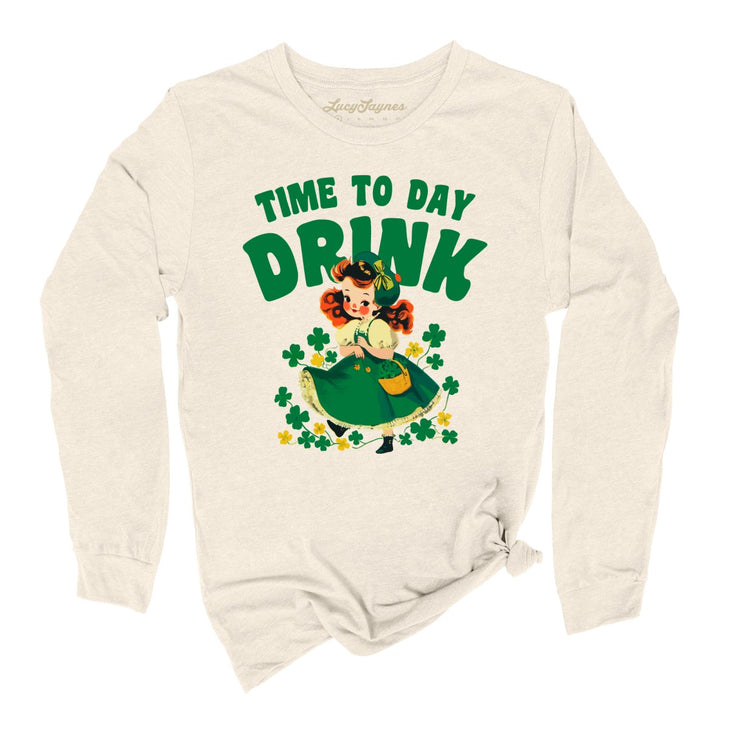 Time To Day Drink Long Sleeve Tee