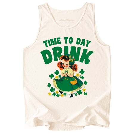 Time To Day Drink Comfort Colors Tank Top