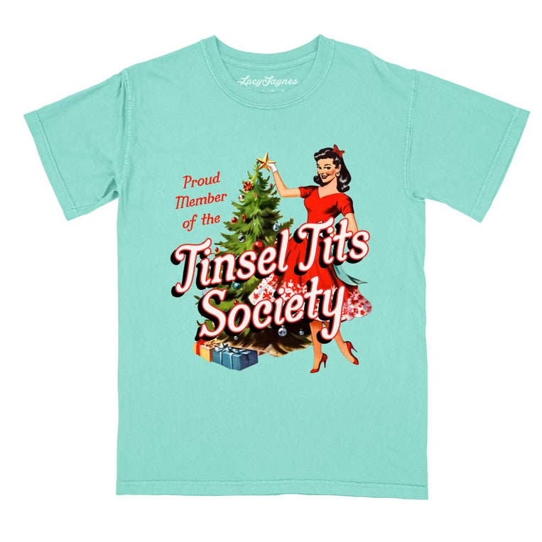Tinsel Society - Chalky Mint - Comfort Colors Tee