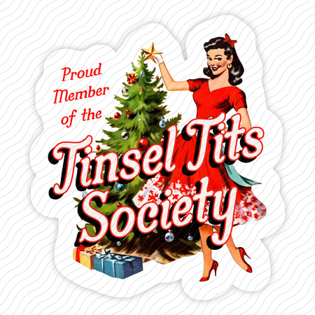Tinsel Society Sticker