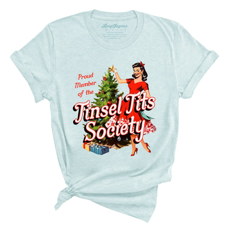 Tinsel Tits Society - Heather Ice Blue - Full Front
