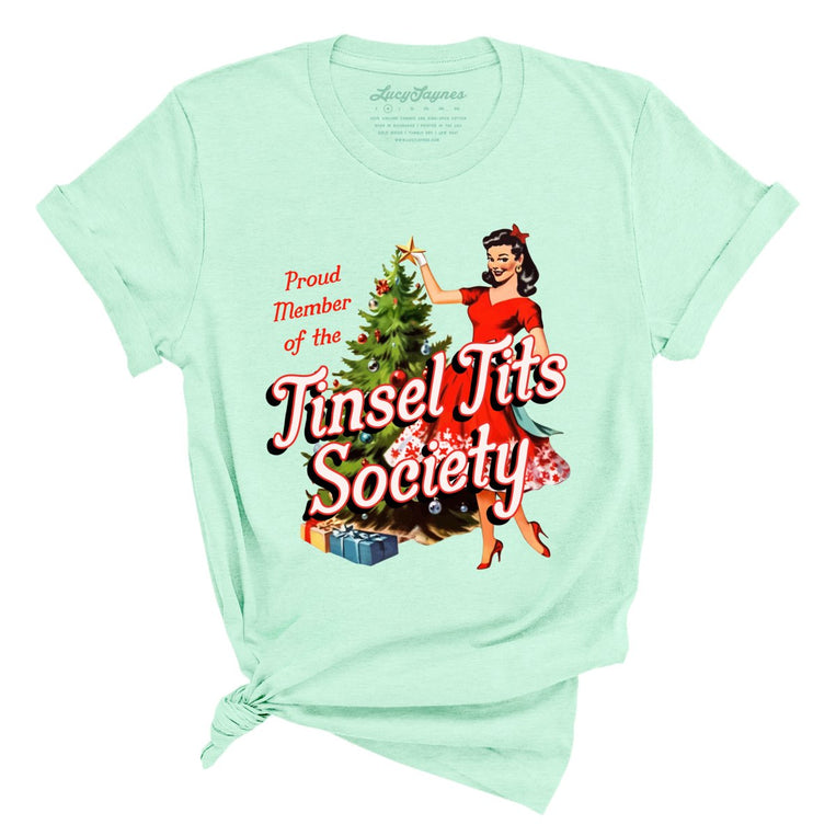 Tinsel Tits Society - Heather Mint - Full Front