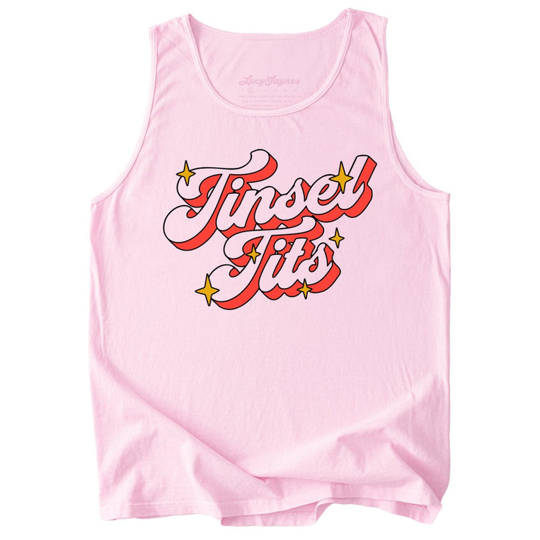 Tinsel Tits Comfort Colors Graphic Tank Top - Blossom
