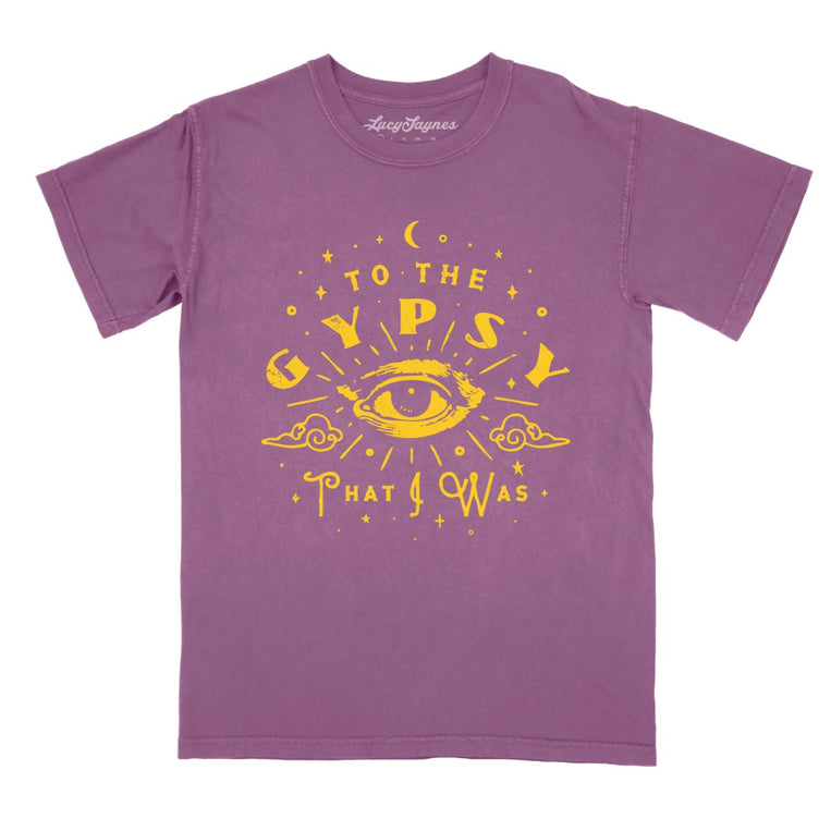 To The Gypsy That I Was - Berry - Comfort Colors Tee