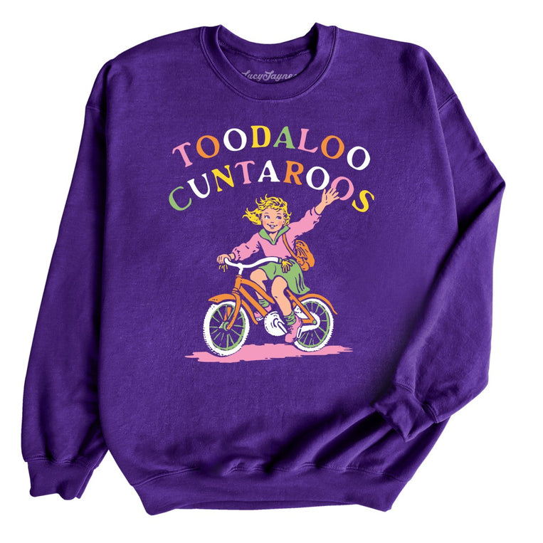Toodaloo Cuntaroos - Purple - Unisex Sweatshirt