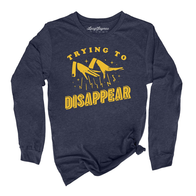 Trying to Disappear - Heather Navy - Full Front