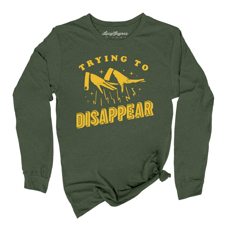 Trying to Disappear - Military Green - Full Front