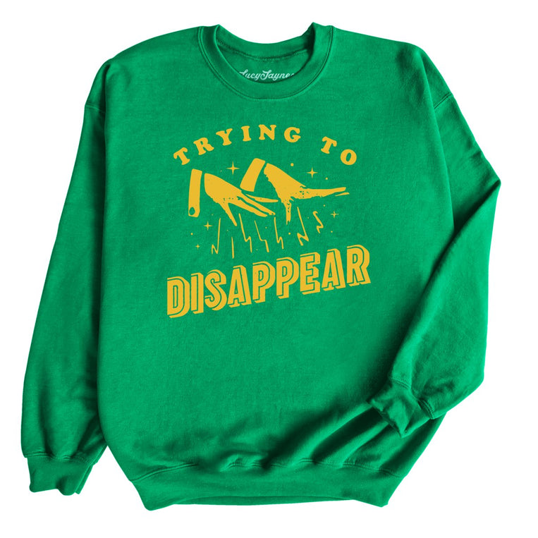 Trying to Disappear - Irish Green - Full Front