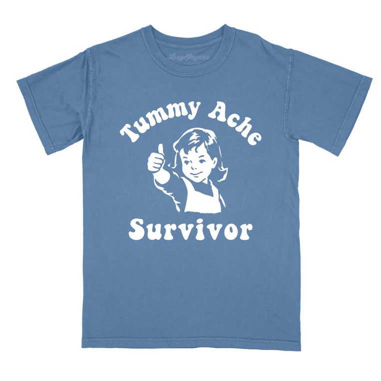 Tummy Ache Survivor Comfort Colors Graphic Tee