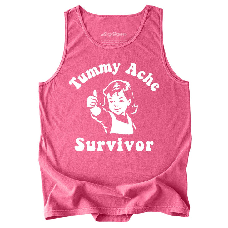Tummy Ache Survivor Comfort Colors Tank Top
