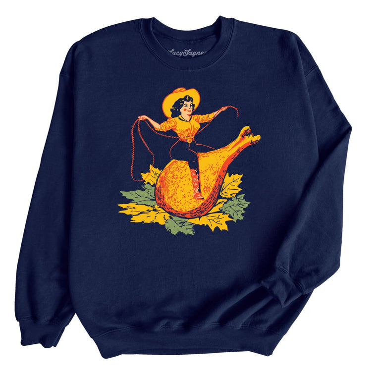 Turkey Leg Pinup - Navy - Full Front