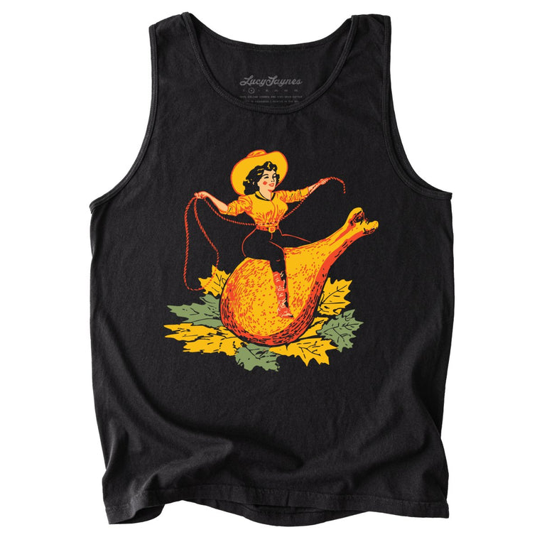 Turkey Leg Pinup Comfort Colors Graphic Tank Top