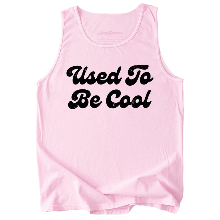 Used To Be Cool Comfort Colors Graphic Tank Top - Blossom