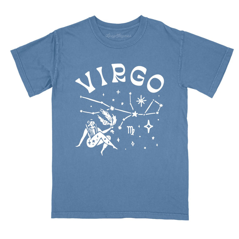 Virgo - Blue Jean - Comfort Colors Tee