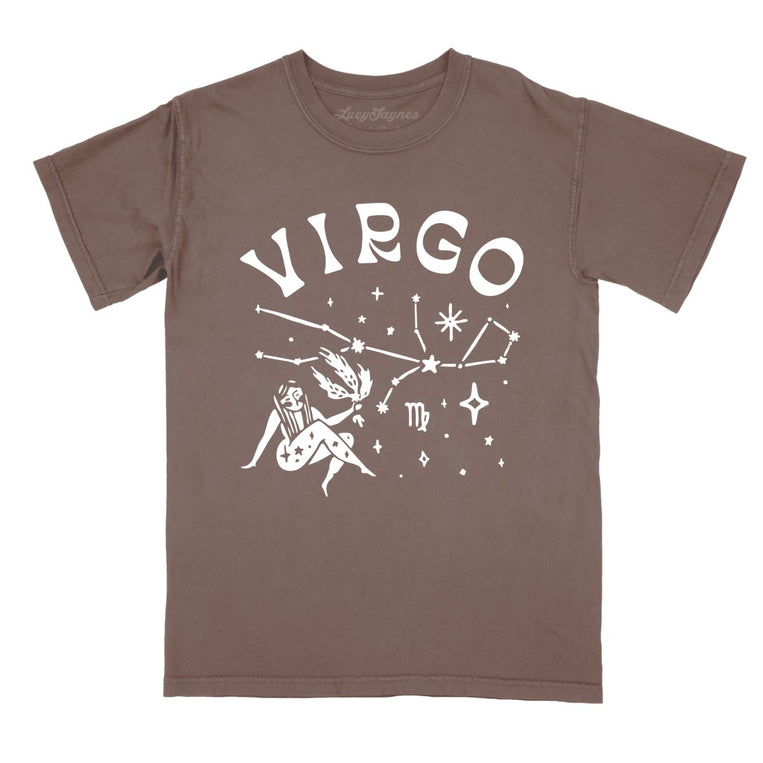 Virgo - Espresso - Comfort Colors Tee