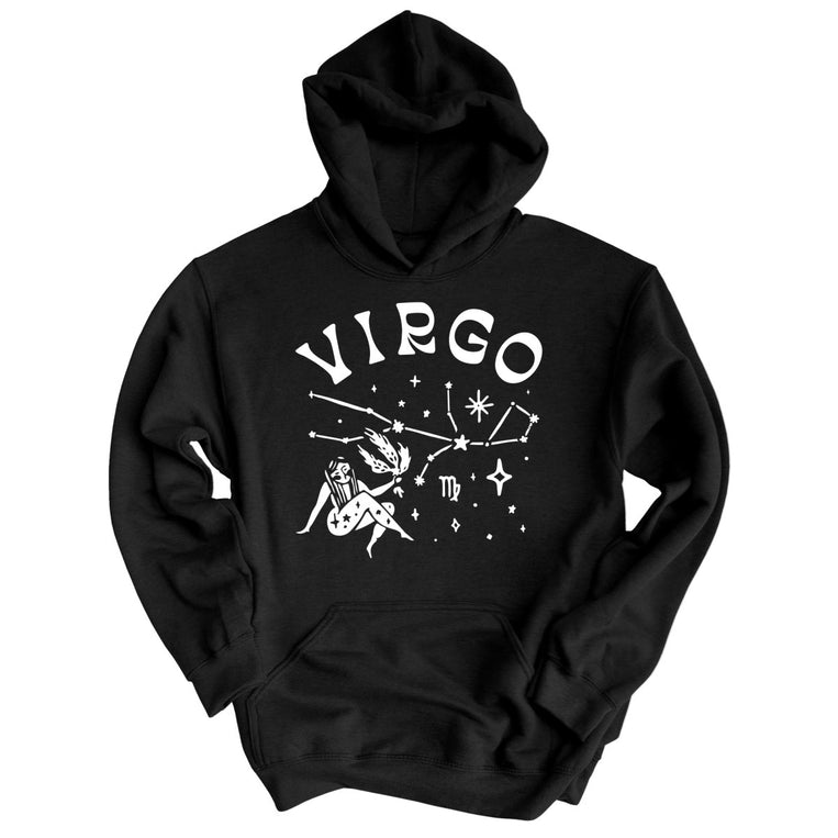 Virgo - Black - Unisex Hoodie