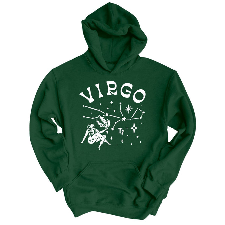 Virgo - Forest Green - Unisex Hoodie